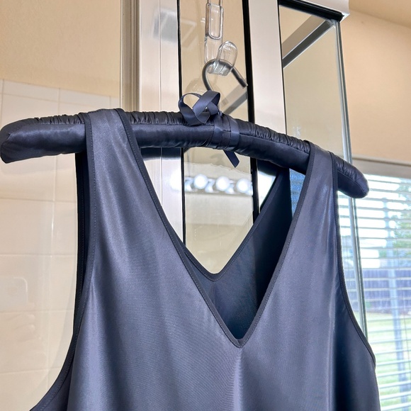 Halston Satin Chemise and Robe Set, Size Petite - Picture 5 of 10